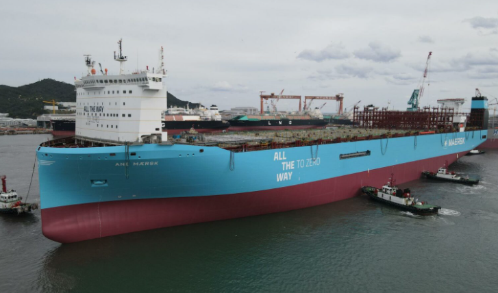Maersk names world’s 1st large methanol-powered containership