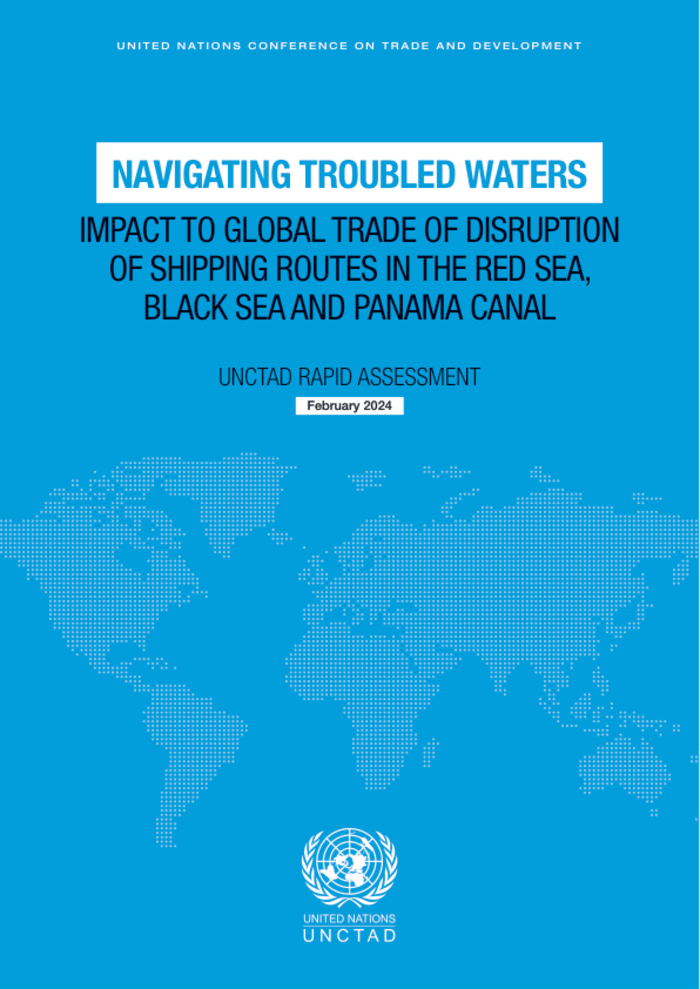 NAVIGATING TROUBLED WATERS IMPACT TO GLOBAL TRADE OF DISRUPTION OF SHIPPING ROUTES IN THE RED SEA, BLACK SEA AND PANAMA CANAL